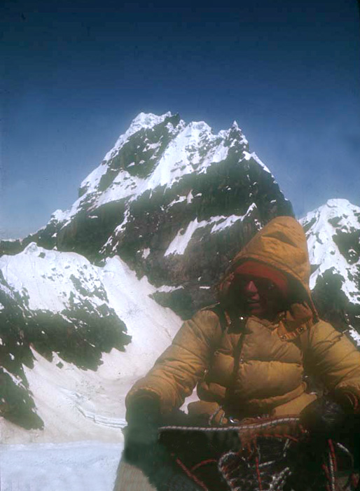 Carlos Comesaña en Huayhuash, Peru, Julio 1964. Colección Carlos Comesaña