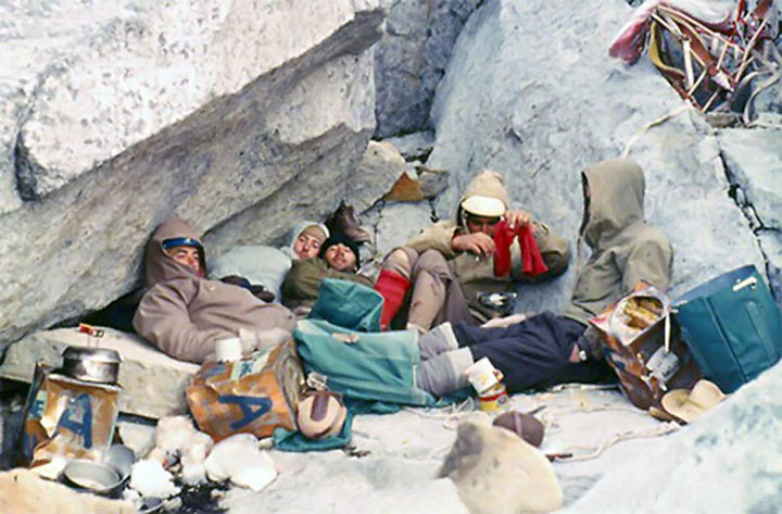 Vivac en el Cholila, Chubut