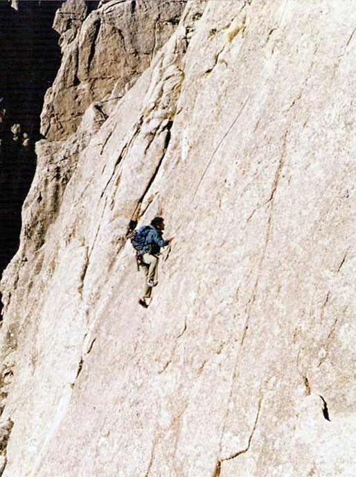 Escalada en Los Gigantes, Córdoba. Foto: Santiago Storni