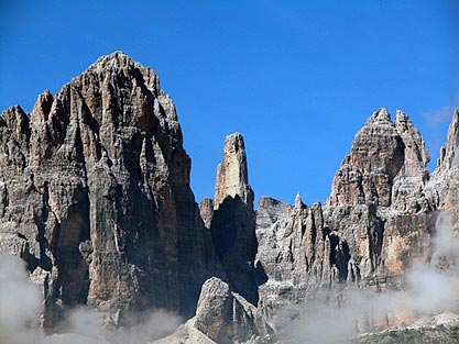Cima Brenta alta (2960m), Dolomitas, Italia.