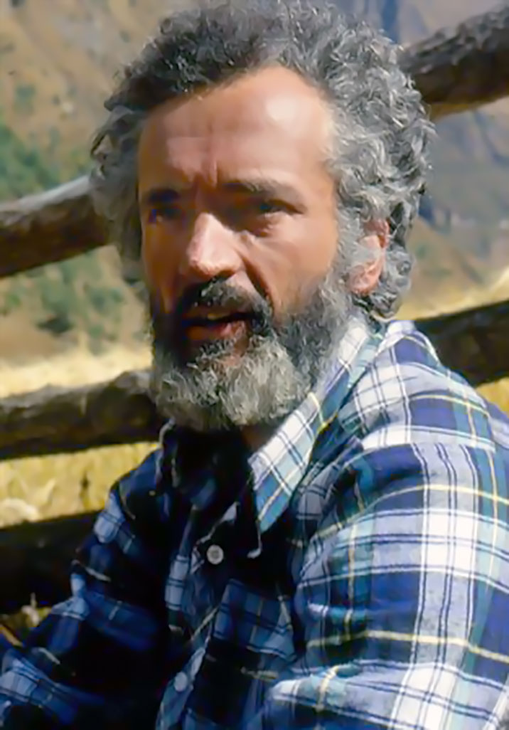 Guillermo Vieiro, en el Manaslú, Nepal, Himalaya 1979