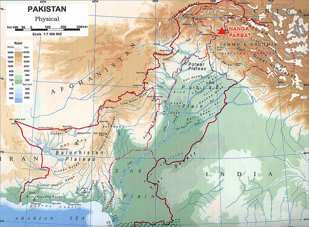 ubicación del monte everest