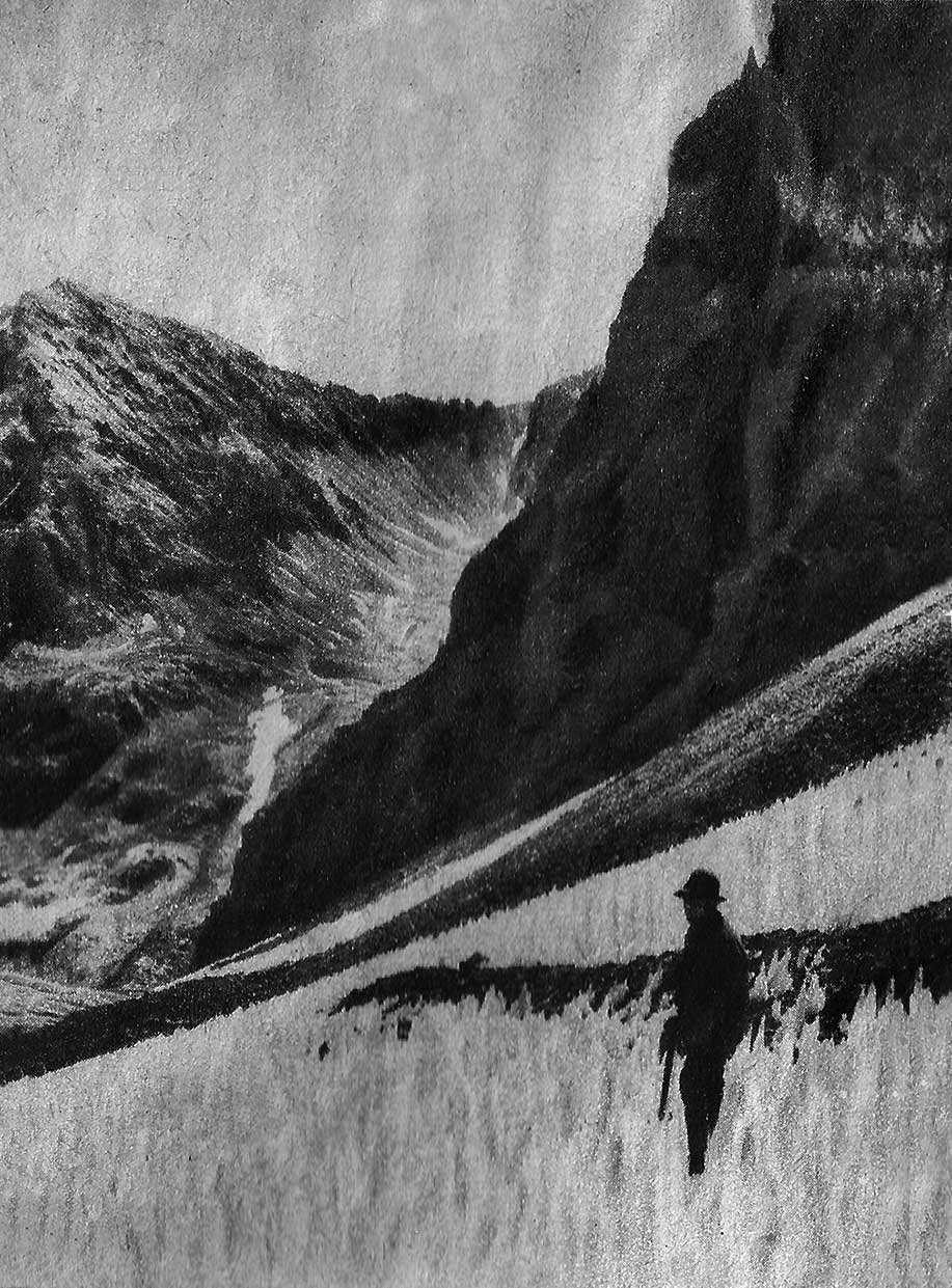 Expedicion Polaca 1934 Un campo de penitentes a 4600 metros de altitud, en la falda del Mercedario.