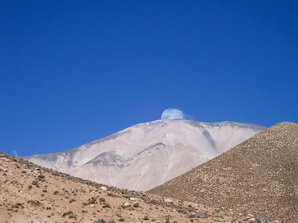A 3.500 mts. Cara Oeste del Nevado del Cachi. Foto: Guillermo Martin