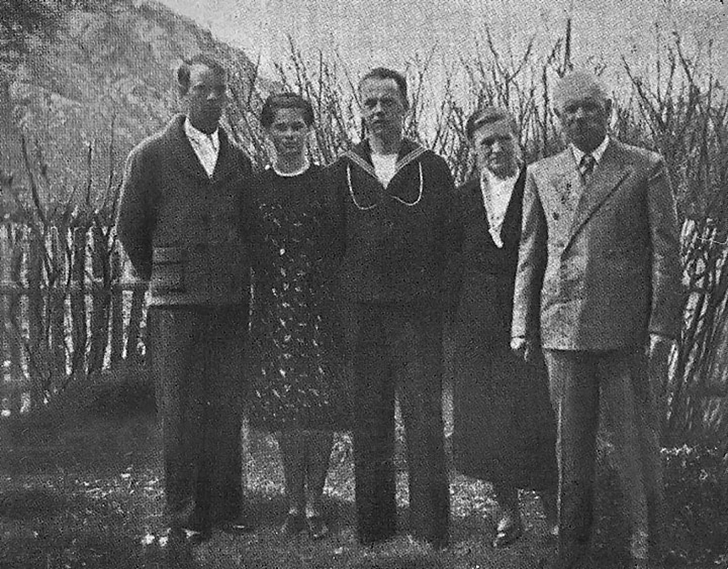 Familia de Andreas Madsen, 1940. Libro de montaña: Patagonia Vieja
