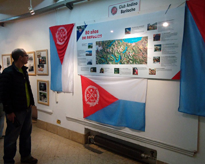 Inauguración de la muestra del CAB. Foto: Club Andino Bariloche