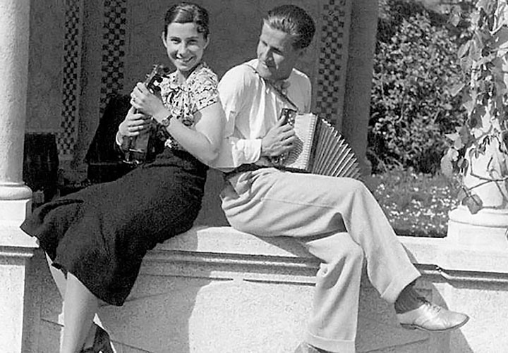 Augusto Gansser y su esposa "Toti". Foto: www.telegraph.co.uk