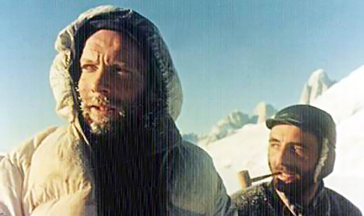 Bartolomé Olivieri en la expedición a los Hielos Continentales, 1961. Foto: Bartolomé Olivieri