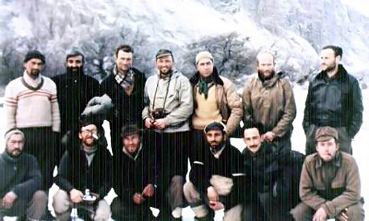 Integrantes de la expedición a los Hielos Patagónicos, 1961. Foto: Bartolomé Olivieri