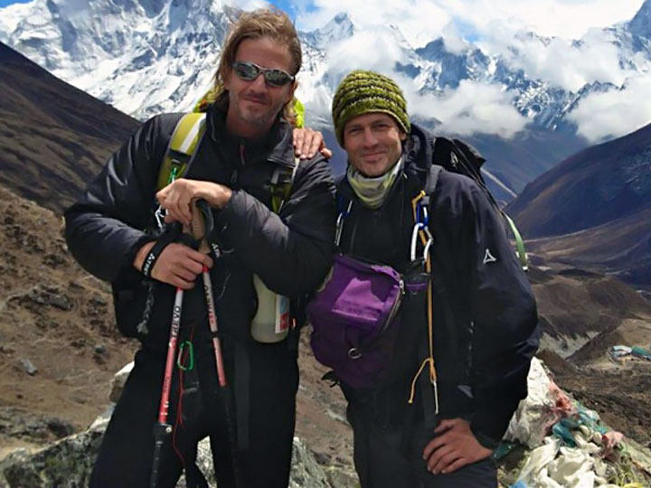 Facundo Arana en el Everest. Foto: www.unorafaela.com.ar