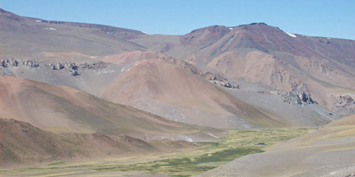 Alrededores de Laguna del Diamante, Mendoza. Foto: www.mdzol.com