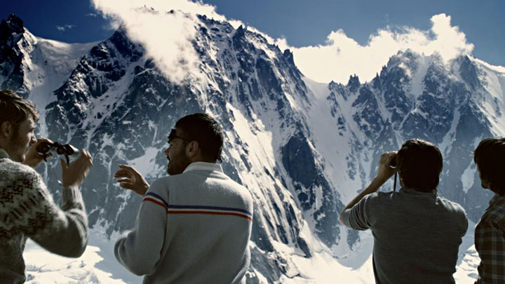 Durante el rodaje de la película "Messner"