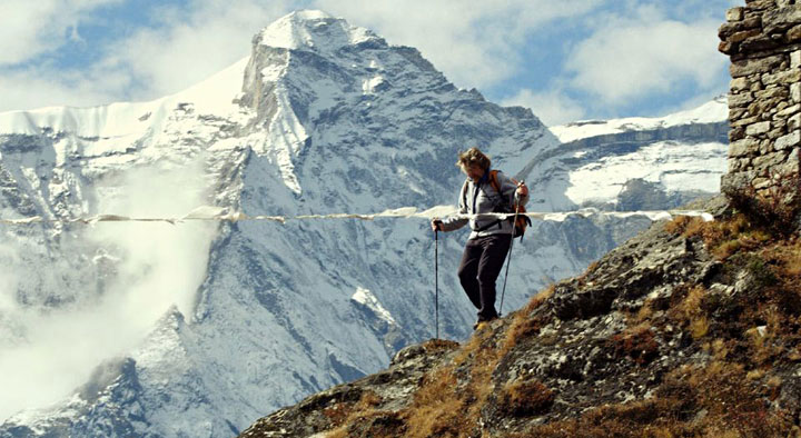 Reinhold Messner en la montaña