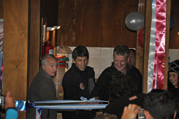 Inauguración del refugio Agostino Rocca, en Paso de las Nubes. Foto: Club Andino Bariloche
