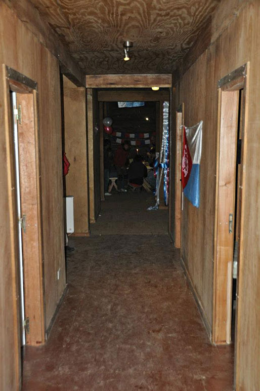 Pasillo del refugio Agostino Rocca, Bariloche. Foto: Club Andino Bariloche