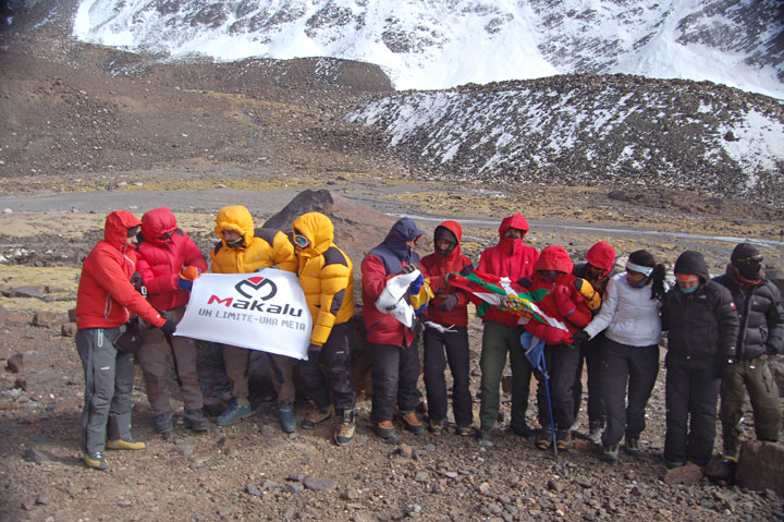 Lugar donde se dejaron los sue&ntilde;os de los ni&ntilde;os, Anfiteatro Kuhn (5.200 mts.) Foto: Christian Vitry