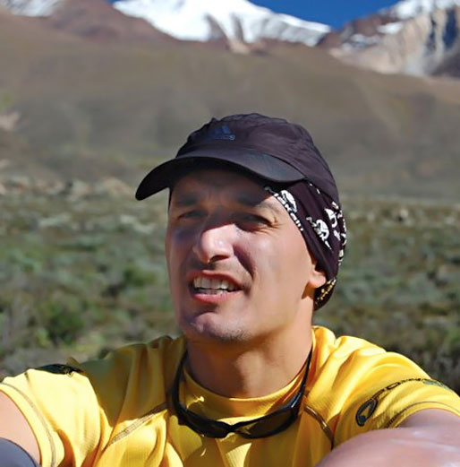 Fernando Mart&iacute;nez, due&ntilde;o de Makalu Outdoors, fu&eacute; otro integrante de la Expedici&oacute;n Bicentenario al Nevado de Cachi, Salta. Foto: Christian Vitry