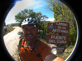 Luis Cribellati en el Camino de los Artesanos, Cordoba.