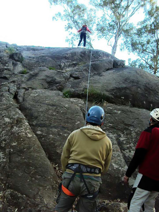 Curso de Escalada en Roca a profesores de personas con capacidades diferentes. Foto: Luis Carabelli
