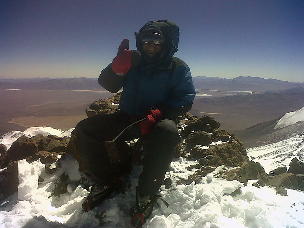 Cumbre del Cerro Tres Cruces Sur. Foto: Cristian Mur