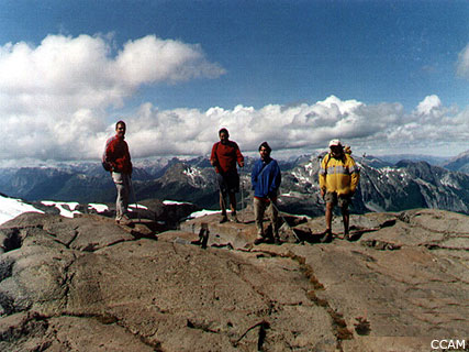 En el cerro Tronador.