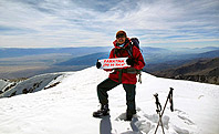 Cumbre en el Cerro Bolsón, Nevado del Aconquija. Foto: Jaime Suárez