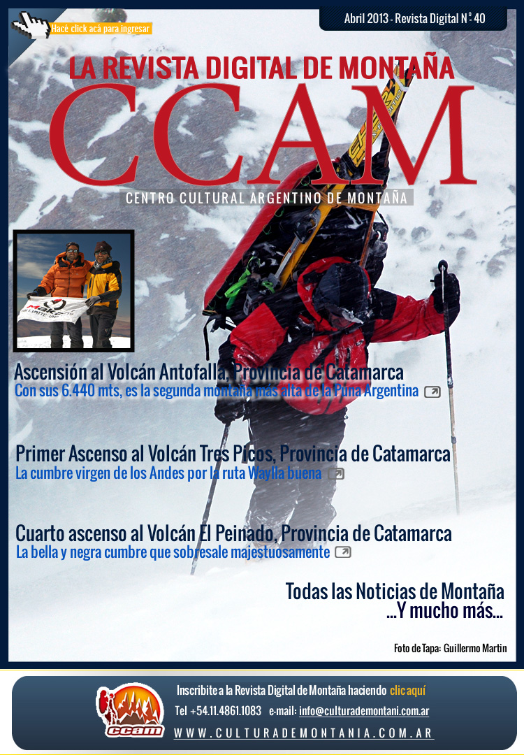 Edición Especial del Centro Cultural Argentino de Montaña