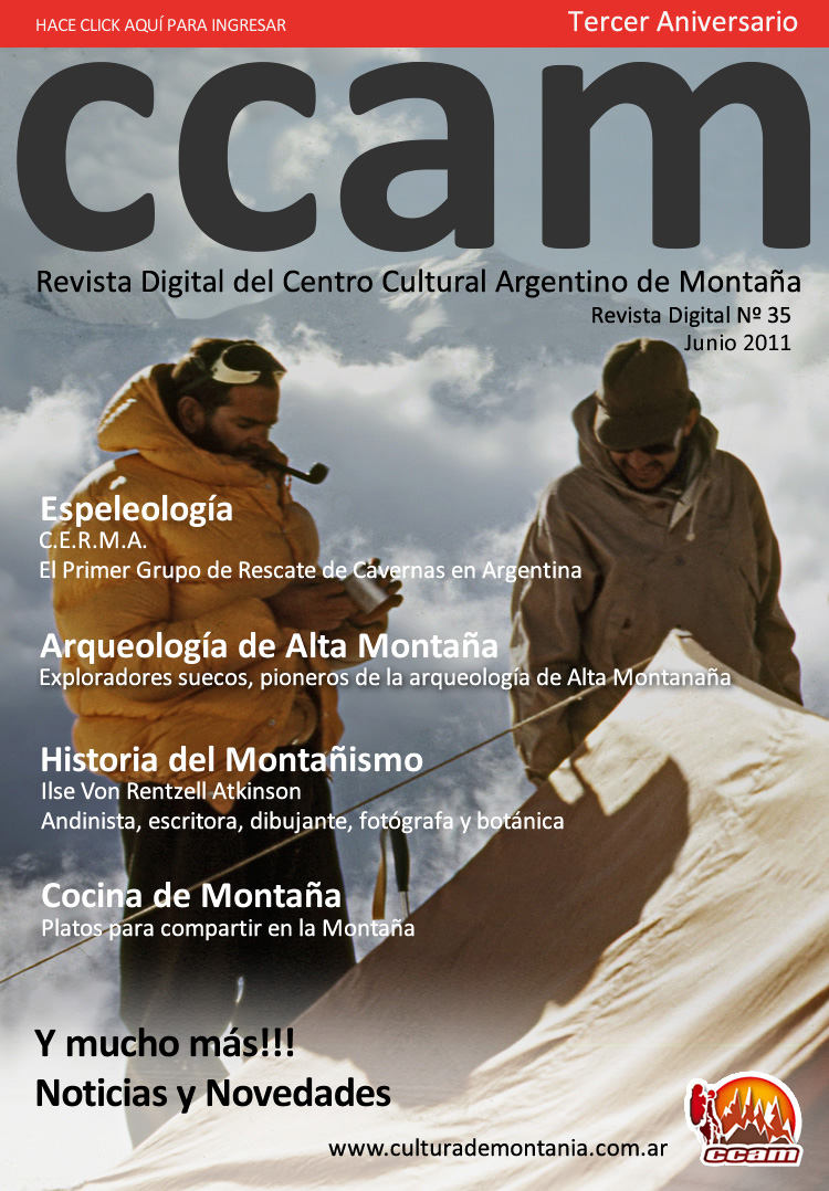 Tercer Aniversario de la Revista Digital del Centro Cultural Argentino de Montaña