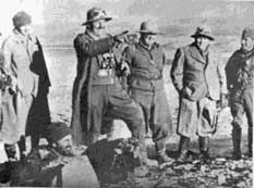 Perón en maniobras en la montaña, 1941.