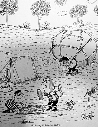 caricatura de montaña